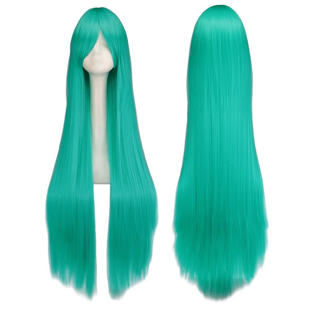 Wig 2025 green 100cm
