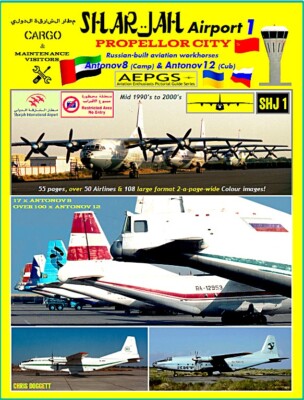 Aviation Photobook, Antonov 8 and Antonov 12 turbo prop transport types.