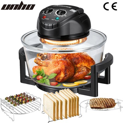 glass halogen air fryer