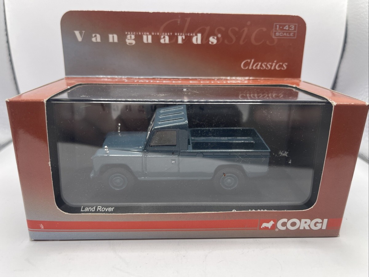 RARE Corgi Vanguards Va07608 Land Rover Blue Ltd Edition of 3000