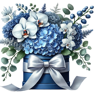 Wandtattoo Aufkleber | Blumenbox | Wandaufkleber 18X18 cm Groß