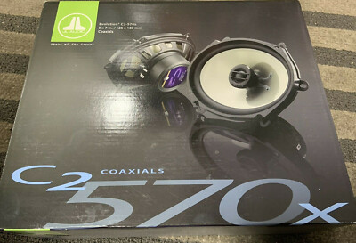  JL AUDIO C2-570x 5x7'' Coaxial Car Speakers Silk Soft Dome tweeters 6x8'' Ford 