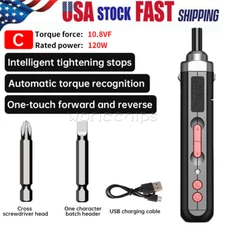 Multifunction Electric Screwdriver Cordless Rechargeable Screw Driver +Drill Bit