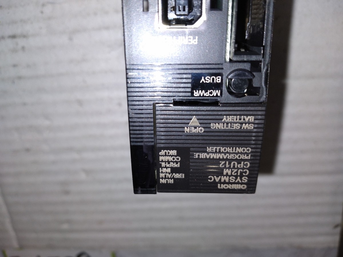 OMRON SYSMAC CJ2M CPU12 PROGRAMMABLE CONTROLLER (PLASTIC OMRON SYSMAC CJ2M CPU12 PROGRAMMABLE CONTROLLER (PLASTIC