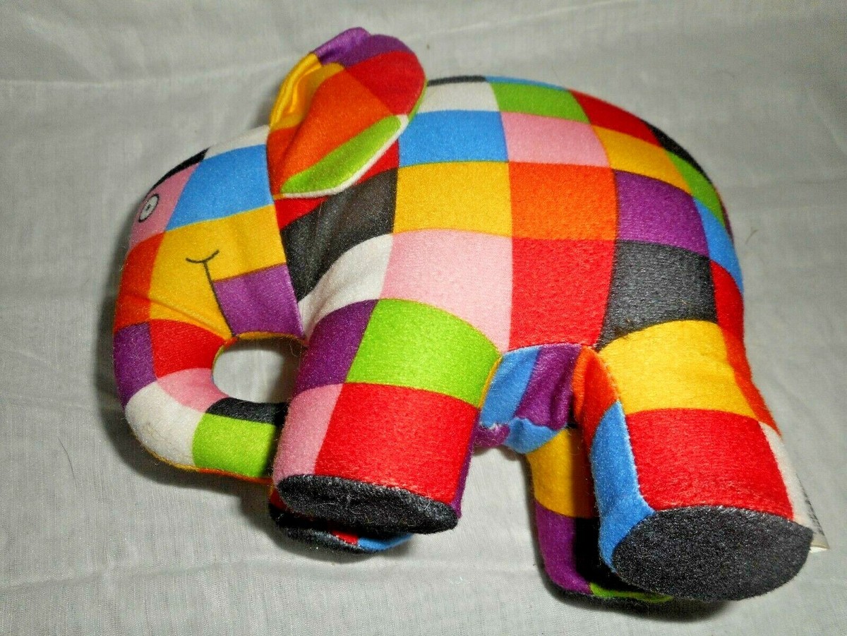 Patchwork Elephant Peluche Elmer Patchwork Elephant France