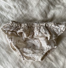 zara baby girls ruffle Ivory floral bloomer bottoms 9-12M