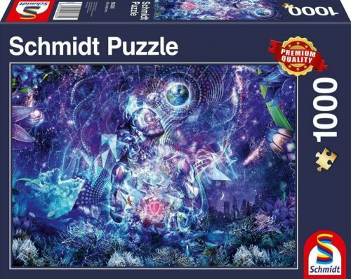 Schmidt Spiele Puzzle Santorini Da 1000 Pezzi – Patrick Reid O'Brien – Qualità Premium, Carta Di Lino, Taglio Preciso - 6