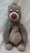 Walt Disney Store Jungle Book BALOO BEAR 5" Bean Bag STUFFED ANIMAL Toy
