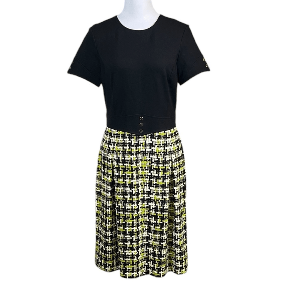 J. McLaughlin Women's Short Sleeve Fit And Flare Dress, Size L, NWT | eBay J. McLaughlin Women's Short Sleeve Fit And Flare Dress, Size L, NWT | eBay