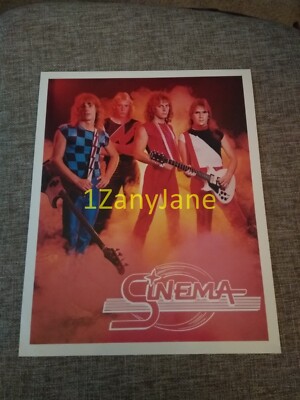 P20 Band 8x10 Press Photo PROMO MEDIA , S CINEMA 4 MAN GROUP SMOKEY