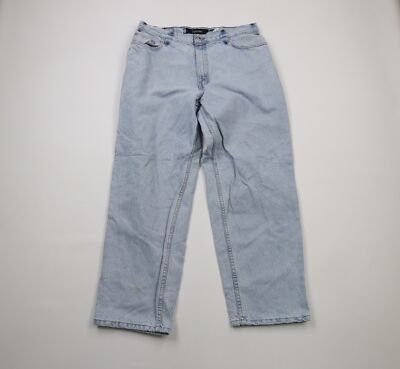 Vtg 90s Levis SilverTab Mens 36x30 Thrashed Loose Fit Baggy Wide 