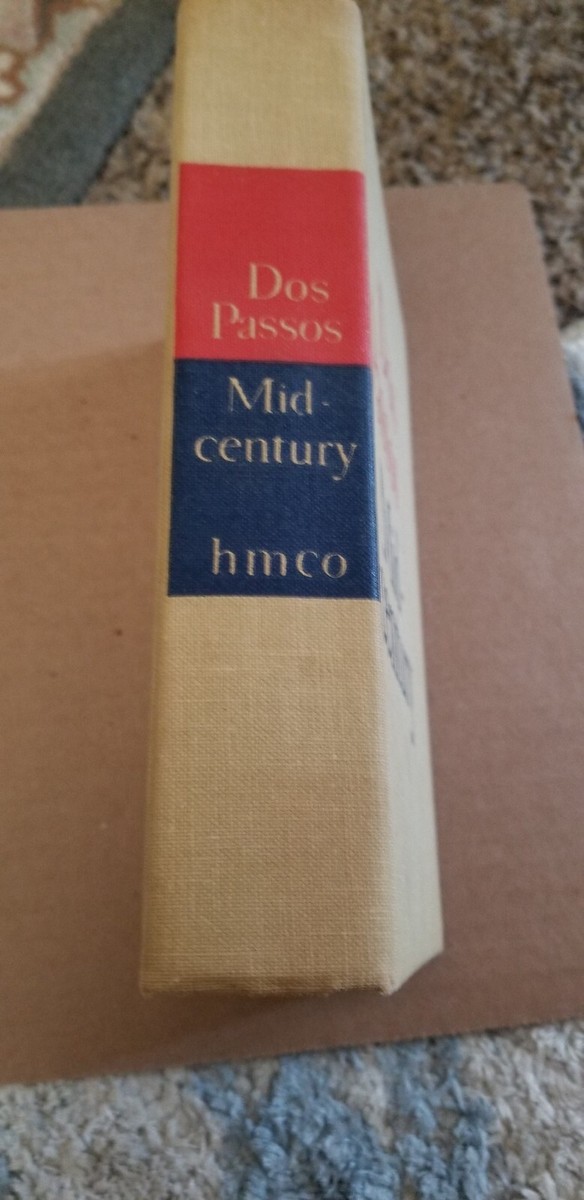 希少　Dos Passos Mid-century MID-CENTURY John Dos Passos 1961 1st Ed. 2nd Printing HC No DJ. | eBay