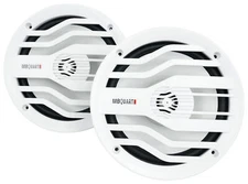 MB Quart NK2-116W 6.5" 120 Watt 2-Way Marine Boat Speakers in White