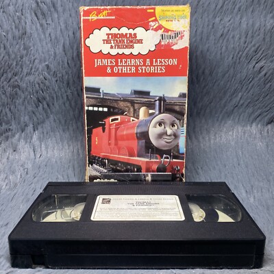 Thomas the Tank Engine & Friends James Learns a Lesson VHS Tape 1985 Video Train