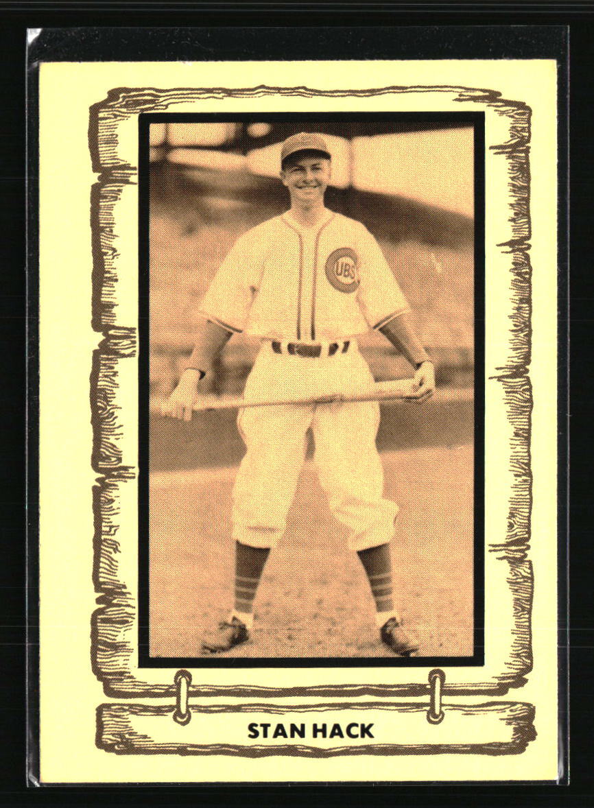 Stan Hack 1982 Cramer Baseball Legends Series 3 #83  Baseball Card