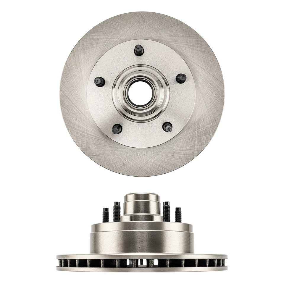 Front Disc Brake Rotors Brake Pads Fit For 1994-2001 Ford E-150 Econoline Foto 2 de 4