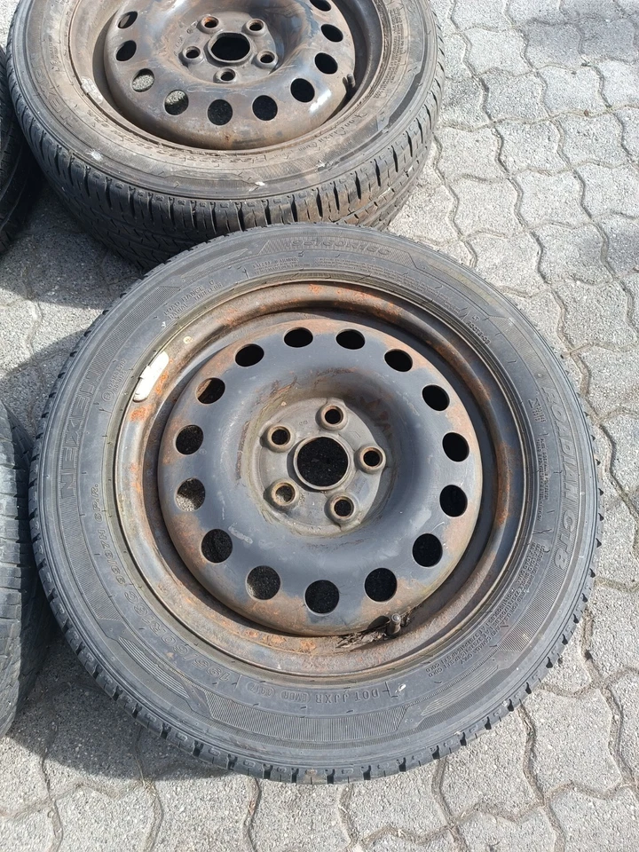 Original Seat VW Sharan 7M Satz Sommerräder Stahlfelge 16" Zoll 7M3601027E - Bild 2 von 4