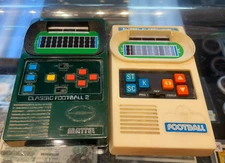 Mattel Electronics Football from 1977 & Classic Football 2 from 2002 AS IS