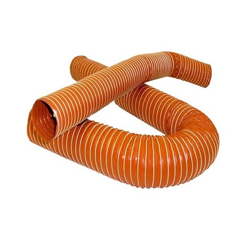 63mm (2.50”) Silicone Air Ducting – 1 Meter, 2-Ply, Black, Flexible For Hot & Cold Air