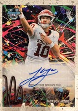 2024 Bowman Best U - Jackson Arnold Auto 1/2 - Black Masterpieces Refractor SSP