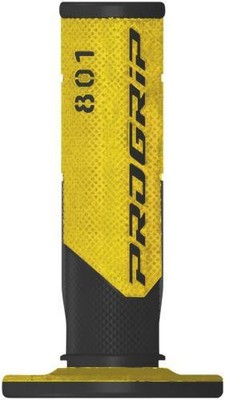 Pro Grip 801 Hybrid Duo-Density Cross Grips Black/Yellow