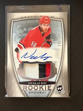 2018-19 Upper Deck The Cup Nicolas Roy RPA Rookie Patch Auto /249