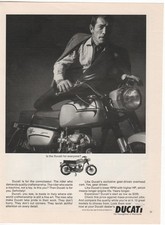 Vintage Ducati Motorcycle Print Ad &ldquo;Is the Ducati for Everyone?&rdquo; Monza Junior 16