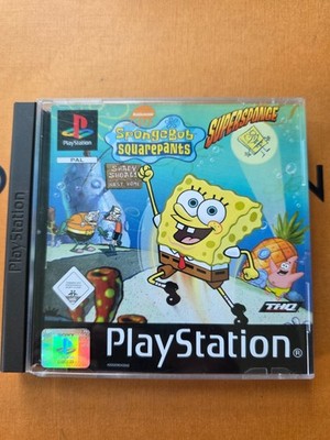 SpongeBob SquarePants SuperSponge PS1 PAL OVP Anleitung THQ