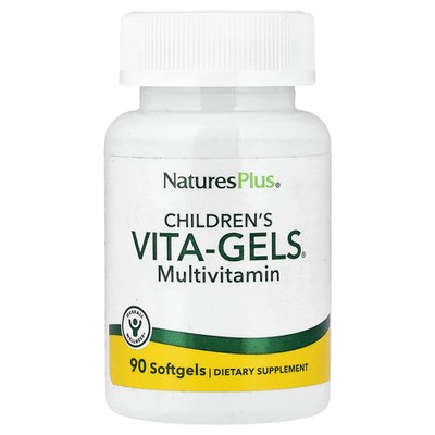 2 X NaturesPlus, Children's Vita-Gels� Multivitamin, Orange, 90 Softgels