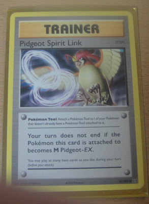 Pokemon Trainer PidgeotSpirit Link,Item,2016,81/108