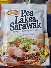 5 x Hj Manan Sarawak Laksa Paste 200g - Authentic Bornean Flavor / Halal