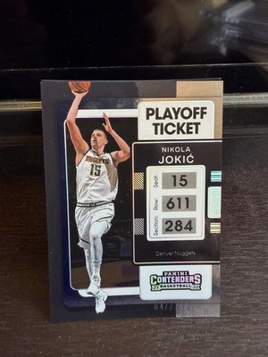 Panini Contenders 2021-22 Nikola Jokić Playoff Ticket #68 Denver Nuggets /249