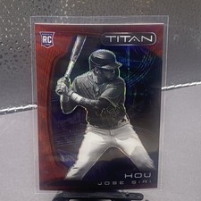 2022 Chronicles Titan Jose Siri Rookie Ruby Wave Prizm #111/199