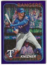 2024 Topps Update ANDREW KNIZNER Insert PURPLE HOLO FOIL Parallel Card #/799