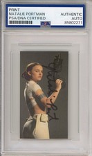 Natalie Portman SIGNED Star Wars Padme Amidala Cut Photo PSA DNA COA Autograph