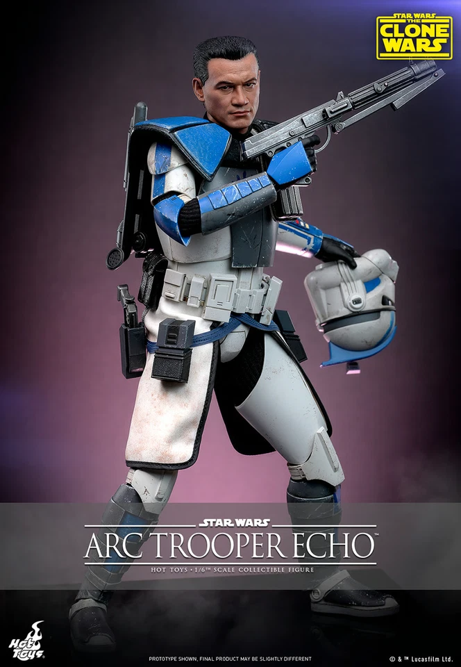 Figura Hot Toys TMS133 Star Wars The Clone Wars Arc Trooper Eco escala 1/6 12" Foto 4 de 4