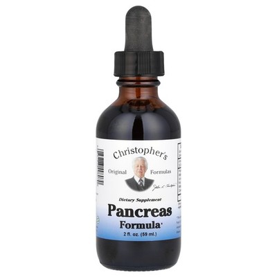 Christopher s Original Formulas Pancreas Formula 2 fl oz 59 ml Chemical-Free