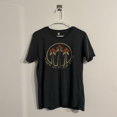 John Butler Trio Shirt Men's Gray Tee Size Medium