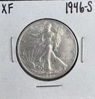 1946-S Walking Liberty Half Dollar 50C San Francisco Mint 90% Silver US Coin Str