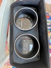 Classic Mini 1983 Mayfair, twin clock instrument cluster, with un-tested clocks