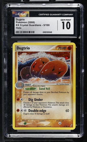 Dugtrio graded CGC 10 for sale on eBay