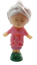 1991 Vintage Polly Pocket Doll Figure Pullout Playhouse - Pixie Bluebird Toys