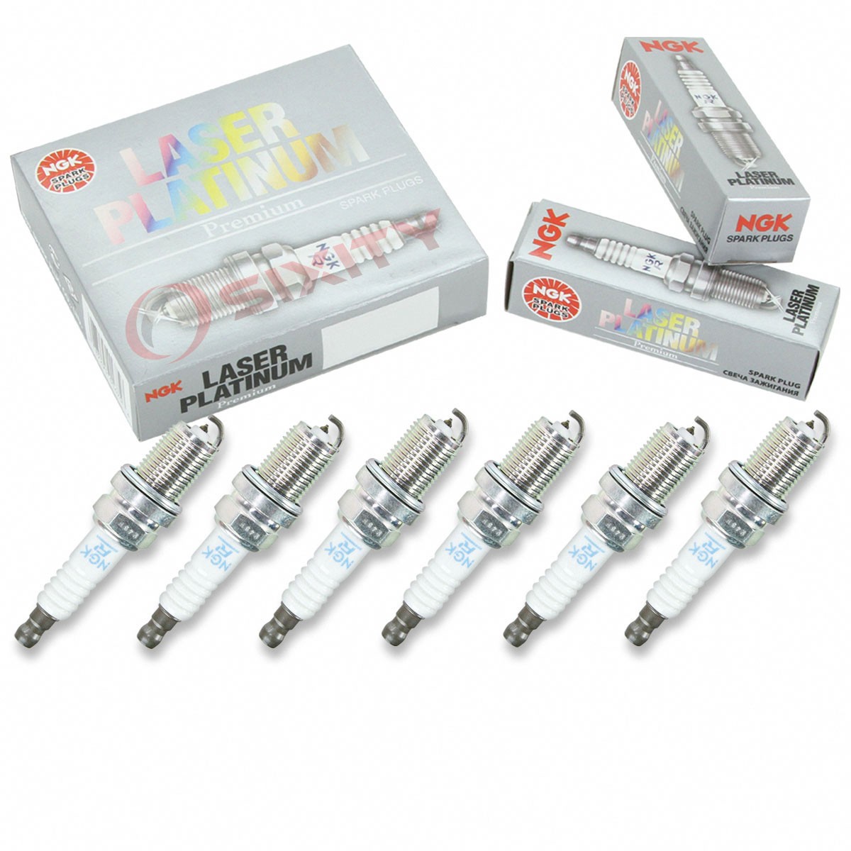 6 pc 6 x NGK Laser Platinum Plug Spark Plugs 5838 PFR5N-11 5838 PFR5N11