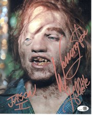 Warrington Gillette signed 8x10 Photo Jason Voorhees - JSA Authentication