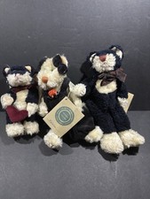 Boyds Bearwear 1990s Plush Lot Bean Series Cats  Dog w/ Tags   Felina  More