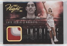 2013-14 Panini Intrigue First Flight Unis Prime 1/25 Luis Scola #23 3d3