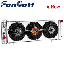 4 Row Aluminum Radiator Shroud Fan For Jeep Cherokee Xj 2.5l 4.0l 1991-2001 4 Row Aluminum Radiator Shroud Fan For Jeep Cherokee Xj 2.5l 4.0l 1991-2001