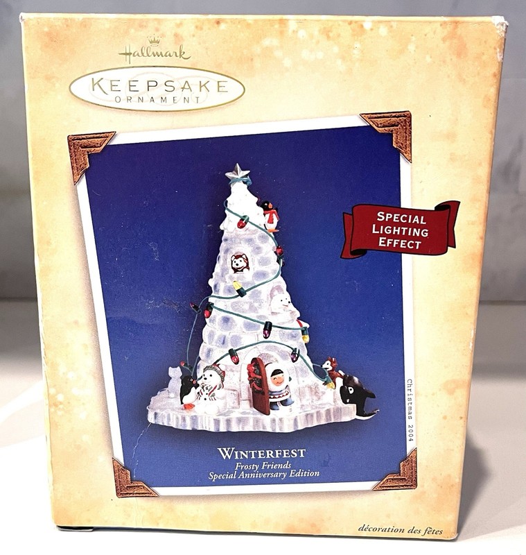 Hallmark 2004 Frosty Friends WINTERFEST ANNIVERSARY EDITION Keepsake Ornament