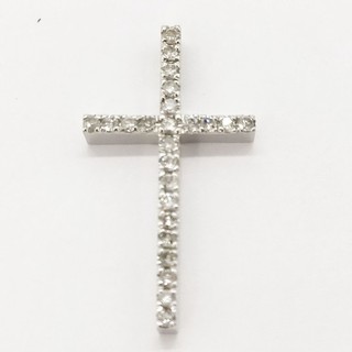 Jewelry Pendant Head Natural Diamond 0.5ct White Gold 5451925