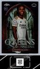 2023-24 Topps Chrome UEFA Women's #QF-9 Linda Caicedo Queens of Football